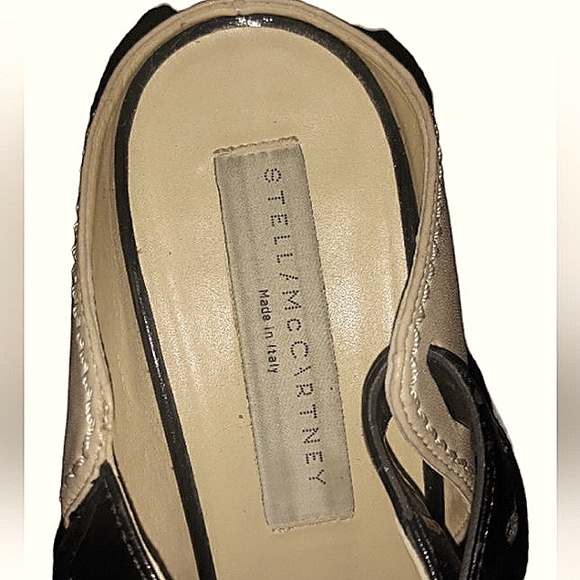 STELLA MCCARTNEY VINTAGE WOODEN LEATHER SANDALS VERY GOOD CONDITION - Picture 10 of 13